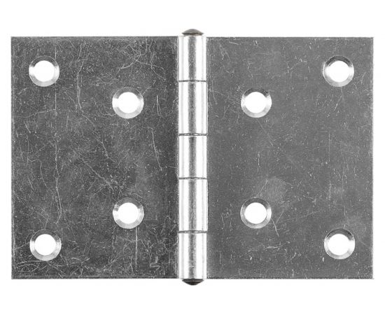 Прямая широкая петля VORMANN 70х105х1,5 мм, оцинкованная, латунный штифт 00504 070 Z 