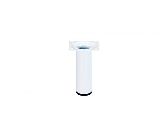 Ножка Tech-Krep D30х100 круглая, нерегулируемая, белая - накладка 151291 