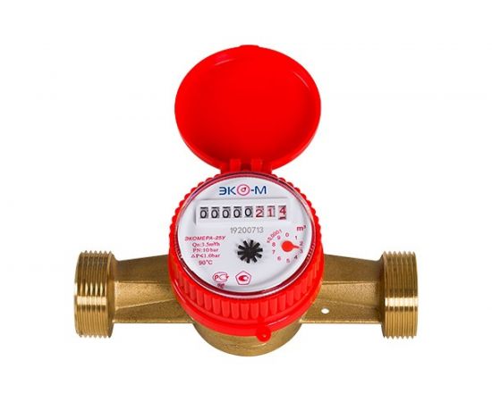 Счетчик воды ЭКО-М ЭКОМЕРА -25 ОДНОСТРУЙНЫЙ универсальный Э-25ОУ-160-СК 