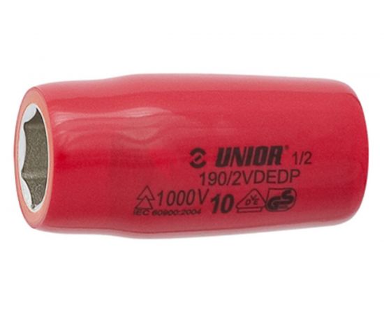 Головка торцевая шестигранная изолированная VDE (8 мм; 1/2""; 1000V) Unior 3838909178035 