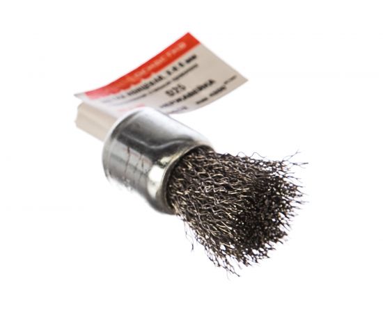 Щетка концевая по нержавейке (50 шт; 25 мм; хвостовик 6 мм) для дрелей Профоснастка 20908006 – изображение 2