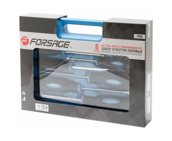 Набор силовых отверток Forsage Profi магнитные, 8 предметов F-7008 – изображение 2