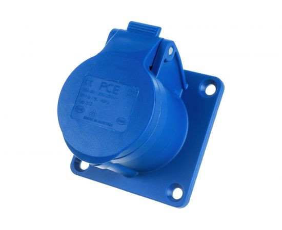 Встраиваемая розетка PCE 16А 230V 1P+N+E IP44 313-6 – изображение 2