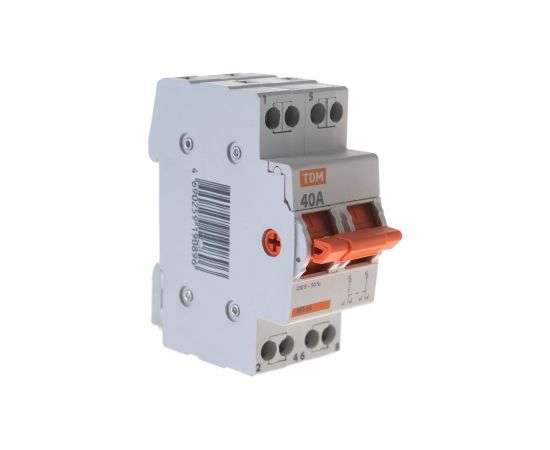 Модульный трехпозиционный переключатель TDM МП-63 2P 40А SQ0224-0016 – изображение 2