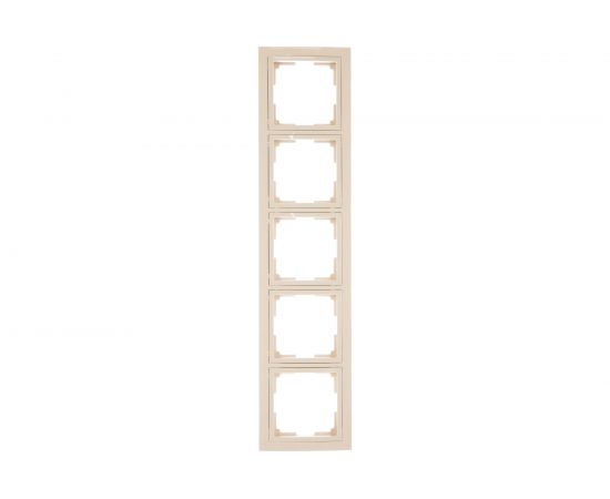 Рамка Smartbuy 5-местная пластик бежевая Нептун SBE-05i-Plastic-FR-5 – изображение 2