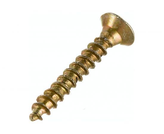 Универсальный саморез по дереву КрепСтройГрупп 3х20 желтый цинк, 500 шт. 145414 – изображение 2