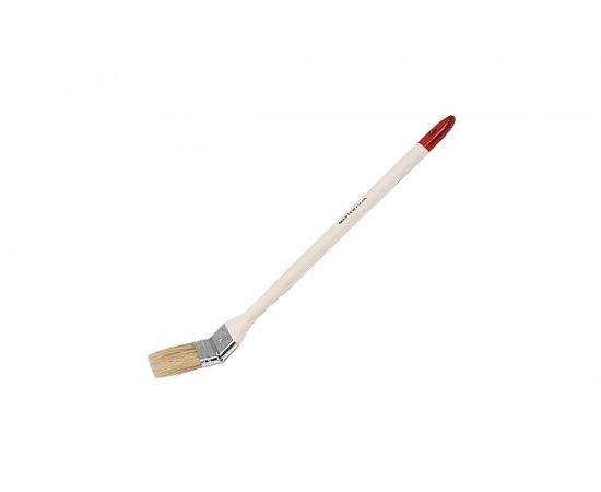 Радиаторная кисть, толщина 11мм, натуральная щетина, нержавеющий обжим, деревянная ручка, ширина 40мм МASTER COLOR 30-0302 – изображение 2