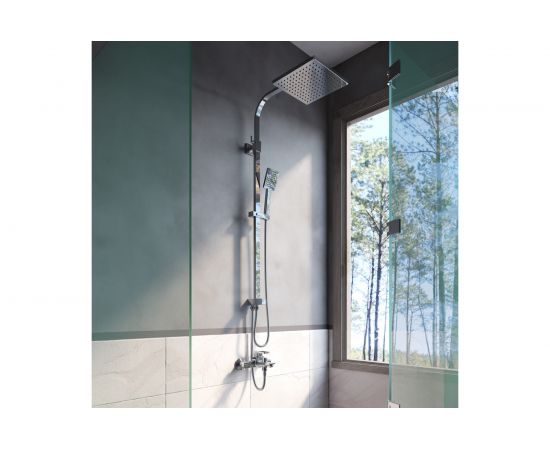 Душевой гарнитур с верхней лейкой IDDIS Bild хром BIL1FSBi76 – изображение 2