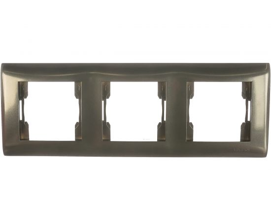 Трехместная рамка Volsten V01-14-A31-M, Magenta Nero, 9989 – изображение 2