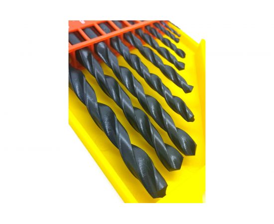 Набор сверл НС-9 (10 шт; 1-10 мм) Sekira STV 00-00010845 – изображение 2