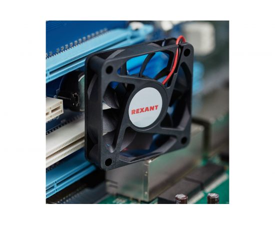 Осевой вентилятор для охлаждения REXANT RX 60х60х15 мм 24 В 72-4060 – изображение 2