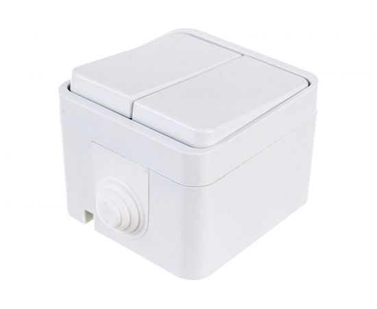 Выключатель IN HOME 2кл AQUA белый п/герм 3200 4690612000435 – изображение 3