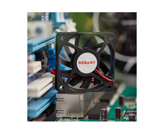 Осевой вентилятор для охлаждения REXANT RX 60х60х10 мм 12 В 72-5060 – изображение 3