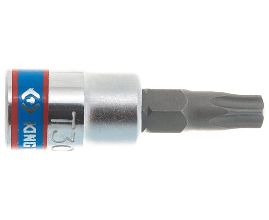 Головка-бита торцевая 1/4", TORX с отверстием, T30Н, L=37 мм KING TONY 203730 – изображение 3