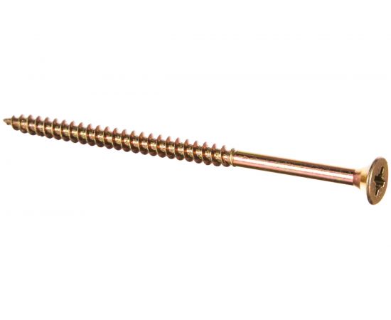 Универсальный саморез Tech-Krep 110х6,0 мм 50 шт желтый, коробка с окном 102276 – изображение 3