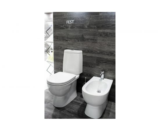 Унитаз-компакт Sanita Luxe Fest с быстросъемным сиденьем-микролифт 00031321 FSTSLCC01040622 – изображение 3