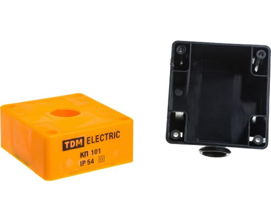 Корпус TDM КП101 для кнопок, 1место, желтый SQ0705-0006 – изображение 3