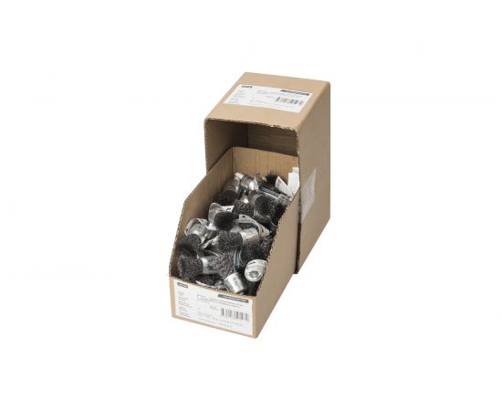 Щетка концевая по нержавейке (50 шт; 25 мм; хвостовик 6 мм) для дрелей Профоснастка 20908006 – изображение 3