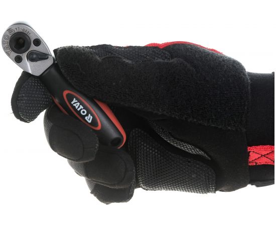 Трещотка для бит YATO и гол. 1/4", CrV, 136мм YT-0331 – изображение 3