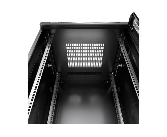 Монтажный телекоммуникационный шкаф Cabeus 19 напольный для оборудования SH-05C-27U60/60-BK – изображение 4