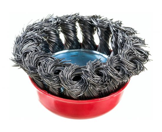 Щетка-крацовка чашечная для УШМ (65 мм, М14) MIRAX 35104-065 – изображение 4