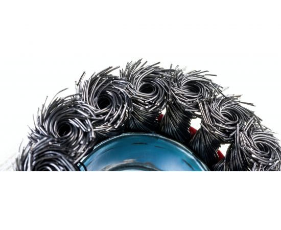 Щетка-крацовка чашечная для УШМ (65 мм, М14) MIRAX 35104-065 – изображение 5