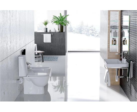 Унитаз-компакт Sanita Luxe Fest с быстросъемным сиденьем-микролифт 00031321 FSTSLCC01040622 – изображение 5