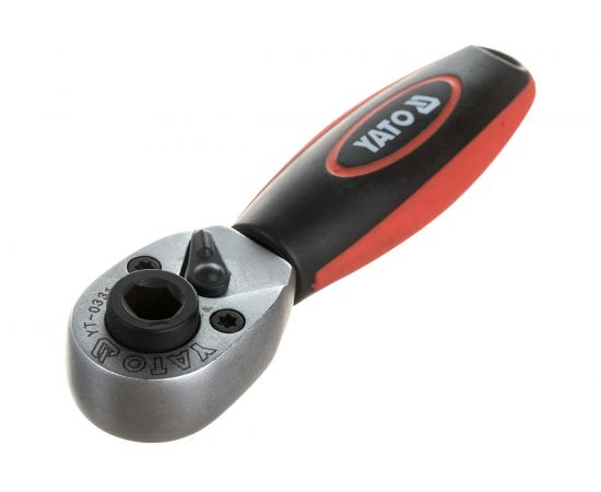 Трещотка для бит YATO и гол. 1/4", CrV, 136мм YT-0331 – изображение 5