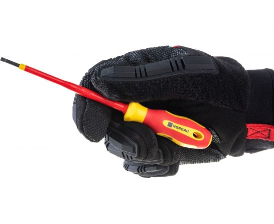 Шлицевая отвертка NORGAU VDE N171-3x100 067062230 – изображение 6