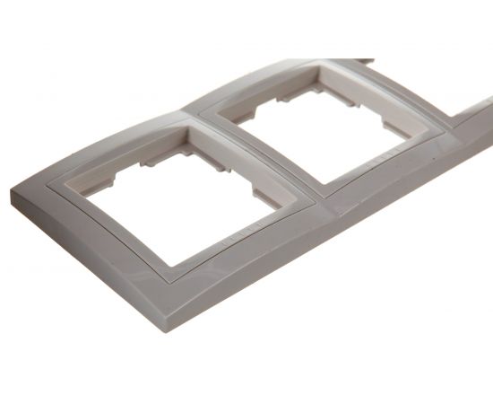 Рамка Smartbuy 4-местная пластик бежевая Нептун SBE-05i-Plastic-FR-4 – изображение 6