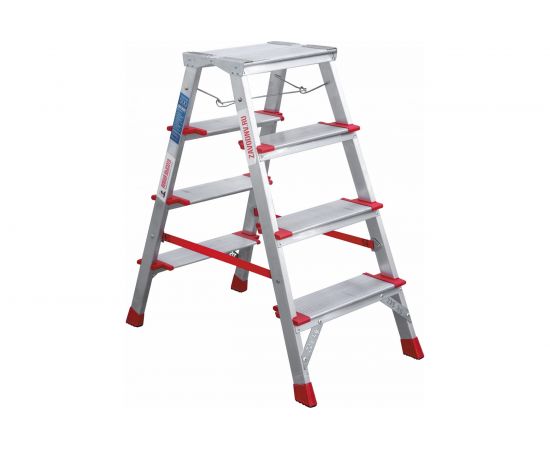 Двухсторонняя стремянка Новая Высота NV500 4 ступени 5120204 
