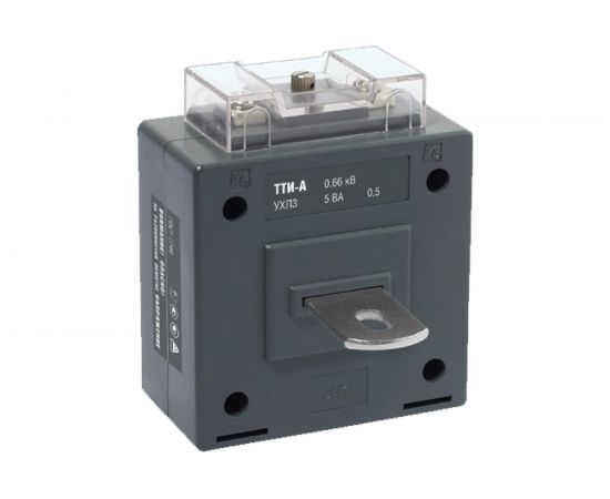 Трансформатор IEK ТТИ-А 50/5А 5ВА, класс точности 0.5, ИЭК ITT10-2-05-0050 