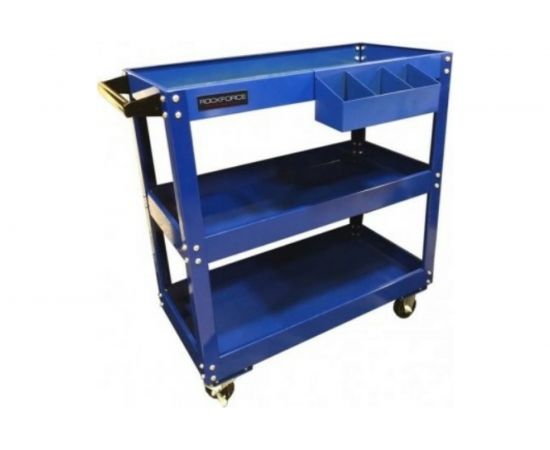 Инструментальная 3-х полочная тележка с держателем отверток ROCKFORCE RF-1141343A 