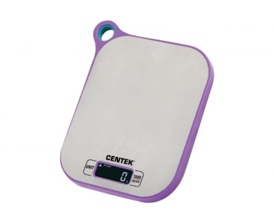 Кухонные весы Centek нержавеющая сталь, электронные, max 5кг, шаг 1г, LCD CT-2461 