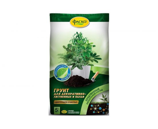 Грунт для декоративно-лиственных Фаско Цветочное счастье 5 л Of000071604 