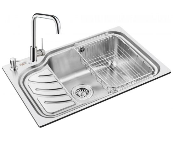 Врезная кухонная мойка Oulin OL-327R – изображение 2