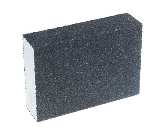 Губка шлифовальная «МАСТЕР» четырехсторонняя (100х68х26 мм; Р80; SiC) Зубр 35612-080 – изображение 2
