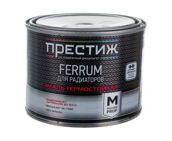 Акриловая эмаль для радиаторов Престиж белая 0,4 кг 28 46661 – изображение 2