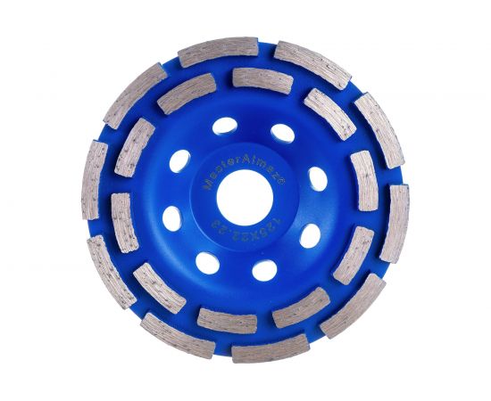 Чашка алмазная двухрядная сегментная по бетону standard Тип В (125х22.23 мм) МастерАлмаз 10501449 – изображение 2