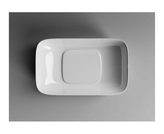 Накладной умывальник чаша Ceramica Nova Element прямоугольная, 600х375х145 мм CN5021 – изображение 2