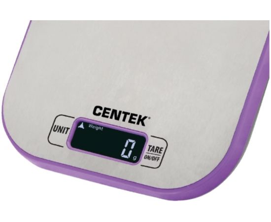 Кухонные весы Centek нержавеющая сталь, электронные, max 5кг, шаг 1г, LCD CT-2461 – изображение 2