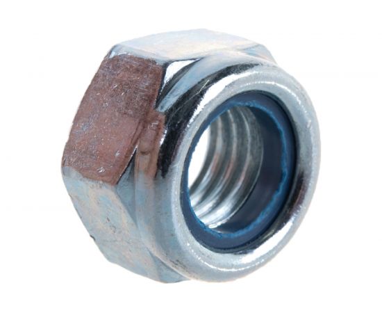 Шестигранные гайки со стопорным кольцом Профикреп DIN985 Zn пакет, М12 2 шт 112996 – изображение 2