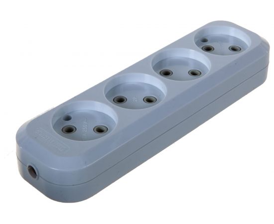 Розеточная колодка TDM 4 гнезда 10А белая SQ1806-0011 – изображение 3