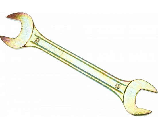 Набор рожковых ключей ЕРМАК 12 предметов, 8x10-30x32мм, желтый цинк, пластик холдер 736-074 – изображение 3