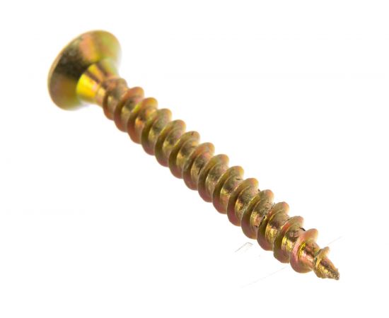 Саморез КРЕП-КОМП желтый цинк POZY 3х25 1500шт жд325ф – изображение 3