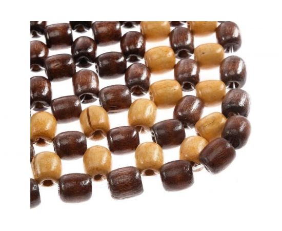 Накидка-массажер на сиденье TORSO 42х43 см, дерево, коричневый 1716909 – изображение 3