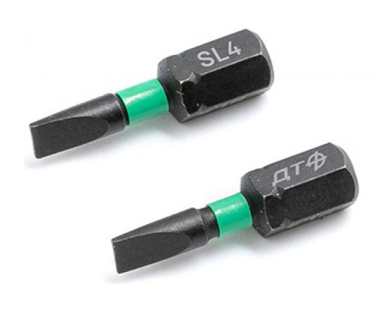 Бита ударная (2 шт; SL4х25 мм; 1/4"") Дело Техники 792202 – изображение 3