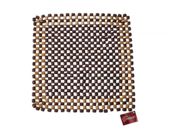 Накидка-массажер на сиденье TORSO 42х43 см, дерево, коричневый 1716909 – изображение 4