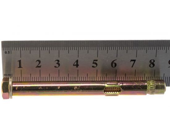 Анкерный болт Зубр 8 x 80 мм, 50 шт, желтопассивированный, Профессионал 302312-08-080 – изображение 4