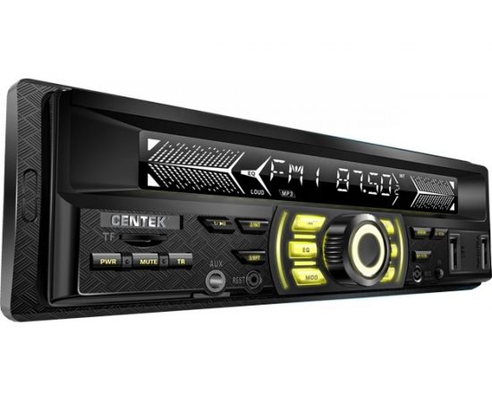 Автомагнитола Centek 4х50 Вт, 7 цветов подсветки, Bluetooth, 2xUSB, AUX, microSD, MP3 CT-8122 